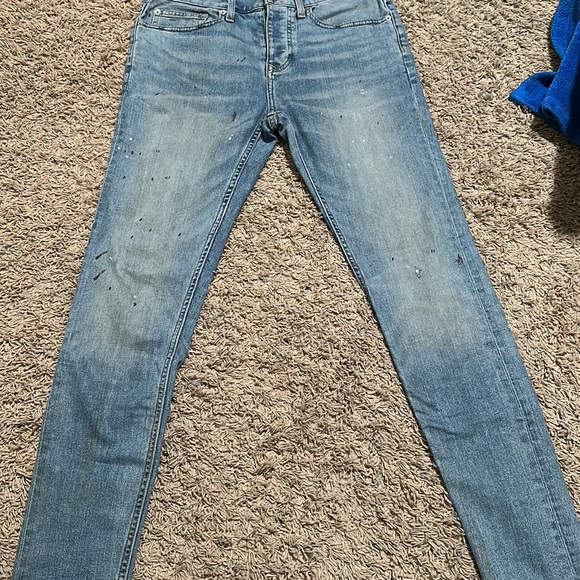 Five Four Gustav Skinny Jeans Size 32x32 Black, Light and blue jeans - Picture 5 of 6